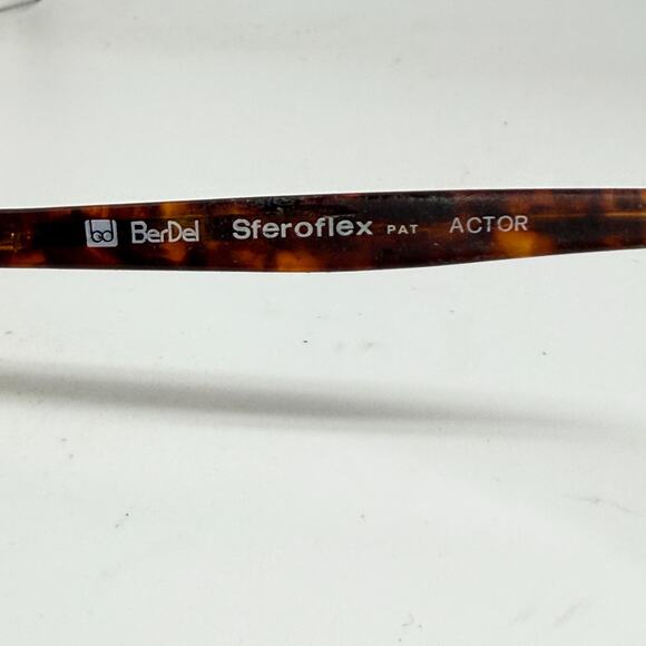 Berdel Sferoflex Eyeglasses Frame Women's Brown Rose Plastic Full Rim H18861 - Picture 6 of 7